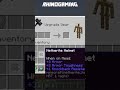 Crafting Emerald Armor In The New Minecraft Snapshot! (23w04a) #shorts