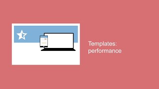 Performance template
