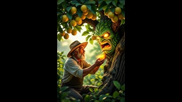 एक किसान और एक जादूई अमरूद का पेड़ #shorts #ai #farmer #guava