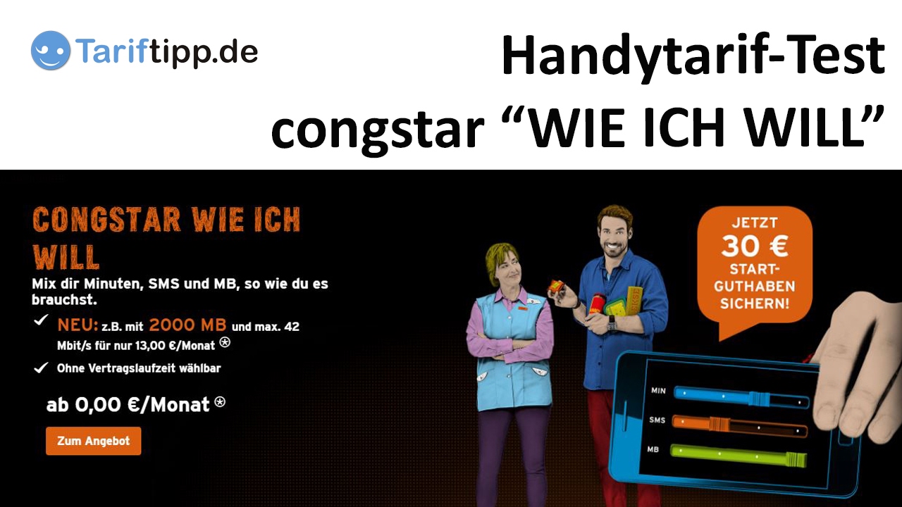 Congstar Wie Ich Will Handytarif Test Youtube