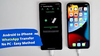 How to transfer WhatApp from Android to iPhone without Computer | Wondershare Wutsapper screenshot 1