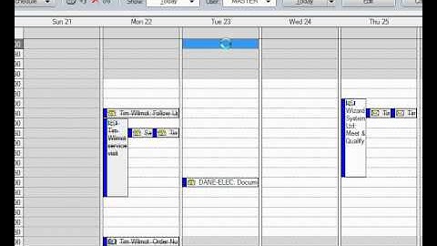 GoldMine CRM Calendar Options www.wizard-systems.com