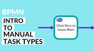 BPMN Task Types - Building with Manual Tasks Using BPMN