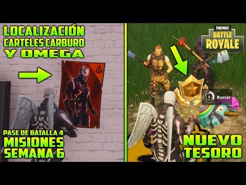 Vídeo: Ubicaciones De Carteles De Fortnite: Dónde Rociar Sobre Diferentes Carteles De Carburo U Omega