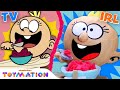 Lincoln Loud & Clyde Puppets Babysit Lily! | Two Boys & A Baby | Toymation