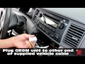 Toyota Corolla 2002 2003 2004 2005 2006 2007 2008 GROM USB iPhone Android Bluetooth Kit Install