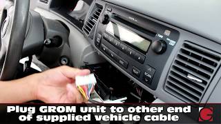 Toyota Corolla 2002 2003 2004 2005 2006 2007 2008 GROM USB iPhone Android Bluetooth Kit Install Toyota Corolla 2002 2003 2004 2005 2006 2007 2008 GROM USB iPhone Android Bluetooth Kit Install