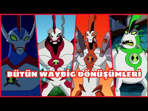 BEN 10 | BÜTÜN WAYBİG DÖNÜŞÜMLERİ | TÜRKÇE DUBLAJ 1080P İZLE