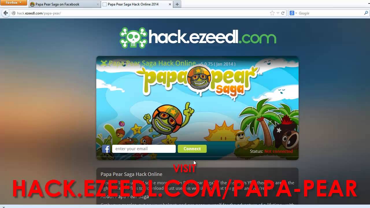 Papa Pear Saga Cheats Unlimited Gold [Webtool 100 Safe to