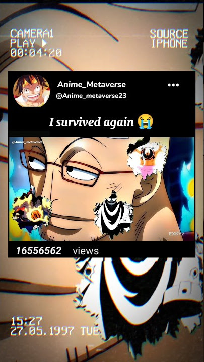 I survived again 😭 #onepiece #luffy #marco #shorts