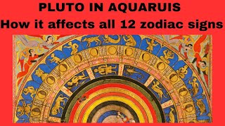 Pluto in Aquarius , what it means for the twelve zodiac signs. #plutoinaquarius #astrology  #pluto