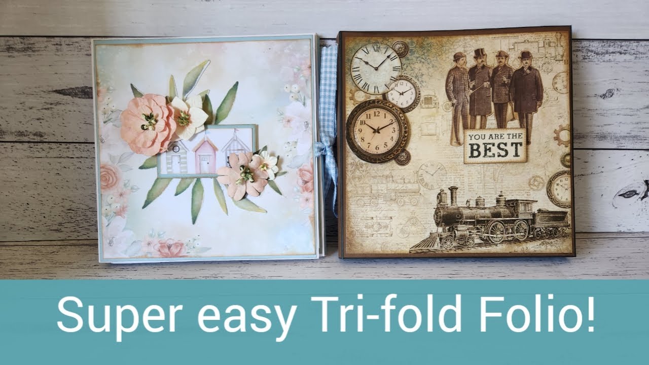 Удобный для начинающих трехсекционный фолио