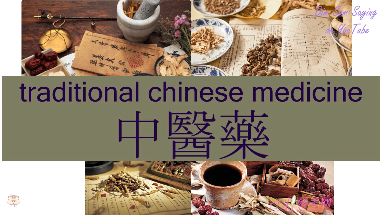 "TRADITIONAL CHINESE MEDICINE" in Cantonese (中醫藥) Flashcard YouTube