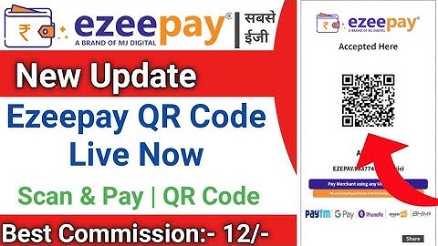 Ezeepay QR Code Live Now | Ezeepay New Service Live | Ezeepay Accept All QR Code | Rock Tech Prince