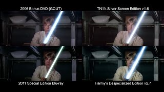 ORIGINAL Lightsaber Training | Star Wars (1977) [DeEd, Blu-ray, GOUT, SSE]