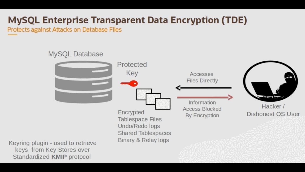 mysql enterprise transparent data encryption