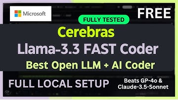 Cerebras Llama-3.3 Coder: Generate Apps In LESS THAN 1 SECOND (Super Fast AI Coder!)