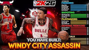 *NEW* "MVP" DERRICK ROSE BUILD IN NBA 2K26 - BEST POINT GUARD BUILD 2K26