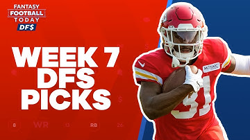 LOCK IN DARREL WILLIAMS; WEEK 7 NFL DFS PREVIEW & BEST TNF SHOWDOWN PLAYS  | Fantasy Football DFS
