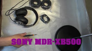 Замена амбушюр и кабеля на наушниках SONY MDR-XB500 (часть 2)