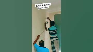 Dahua IP Camera Installation #dahuatechnolgy #dahuacctv #ipcamera #cctvinstaller