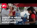 Especialistas ofrecen estos consejos para hidratarse, aseguran que el agua no es suficiente