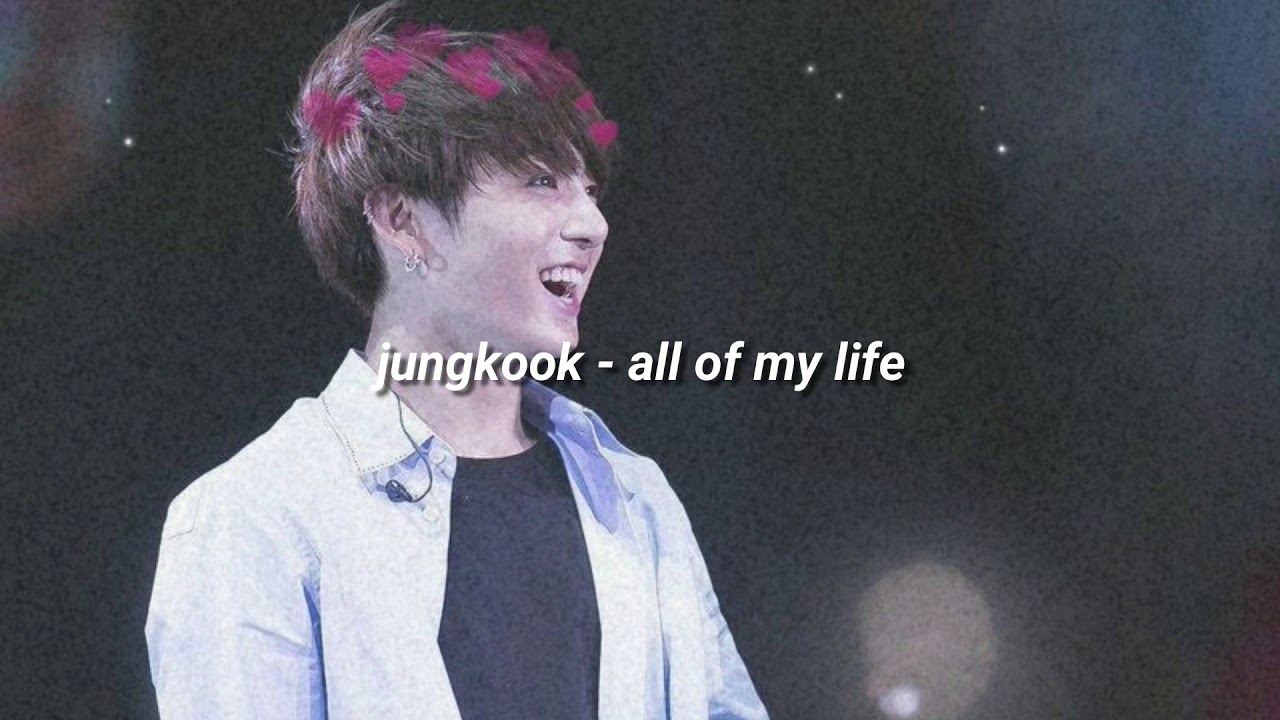 Bts Jungkook All Of My Life Cover Empty Arena Rain Youtube