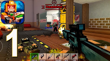 Pixel Gun 3D - Walkthrough Gameplay part 1(iOS, Android)