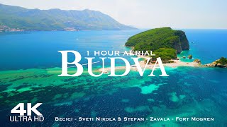 [4K] BUDVA 2024 🇲🇪 1 Hour Drone Aerial Relaxation Film | Будва Montenegro Crna Gora Црна Гора