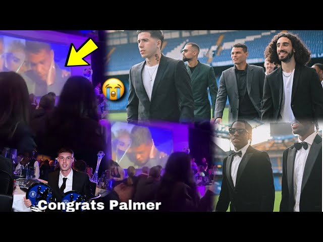 Scenes 😳 Thiago Silva in Tears, Congratulations Cole Palmer for winning Men’s year Awards at Chelsea class=