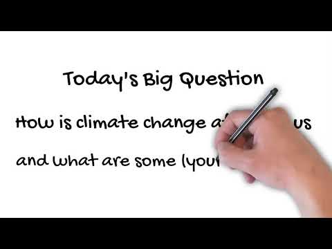 How is climate change affecting us and what are some (your) solutions? content media