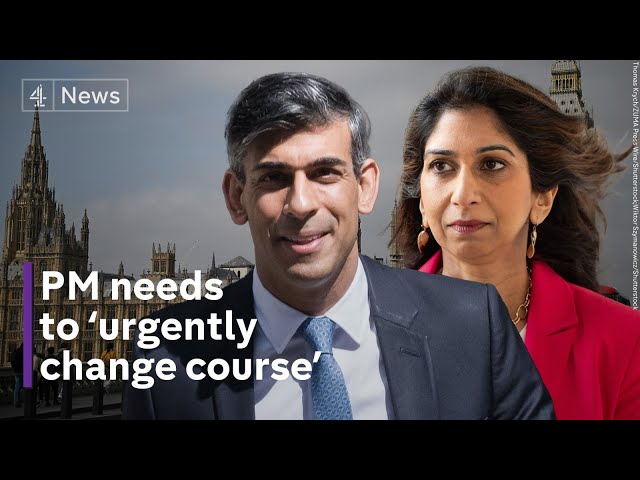 Rishi Sunak under pressure to ‘change course’ after Tory election losses class=