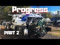 CRAZY Totaled WRECKED Rollover REBUILD Semi Purchased At Copart | 2019 Volvo Semi Truck | Part 2 |