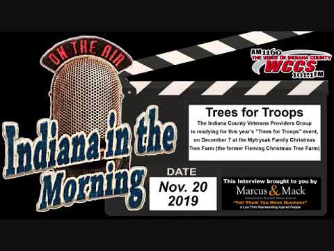 Indiana in the Morning Interview: Tree for Troops (11-20-19)