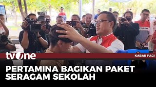 Download lagu Pertamina Distributes One Thousand School Uniform and Supplies Packages | Kabar Pagi tvOne