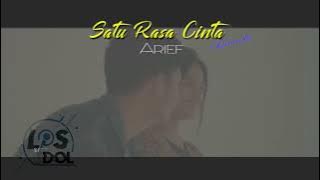 SATU RASA CINTA KARAOKE ARIEF original