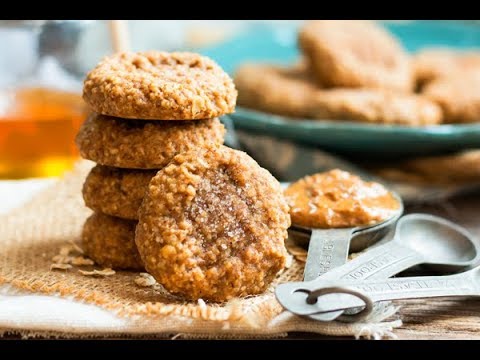 Almond Butter Oatmeal Cookies | Only 4 Ingredients!