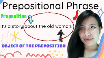 Prepositional phrases lesson | The parts of speech #EnglishGrammar | What is a prepositional phrase