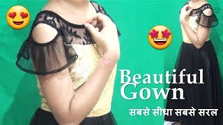 Umbrella Gown/Suit cutting and stitching in easy way (step by step) in hindi