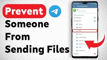 How To Prevent Someone From Sending Files In A Telegram Groupchat