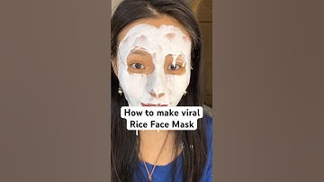 Homemade Viral Rice Mask TUTORIAL (highly requested)