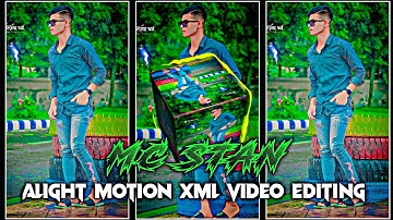 Mc stan X Hasi Ban Gaye 🥀New Xml file | Alight Motion XML Video Editing #vrial #song #lofi
