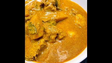 How to cook simple vegetarian lamb curry #shorts