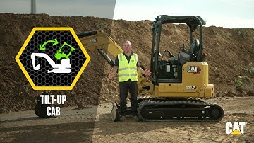 Tilt-Up Cab – Cat® Next Gen Mini Excavators