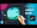 Papercut Lightbox art in Procreate - Ghost Ship!