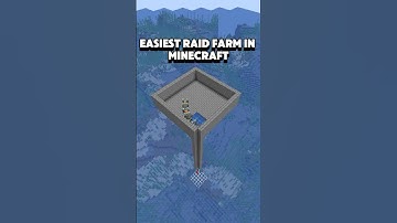 Easiest Raid Farm In Minecraft! #minecraft #survival #minecraftfarm