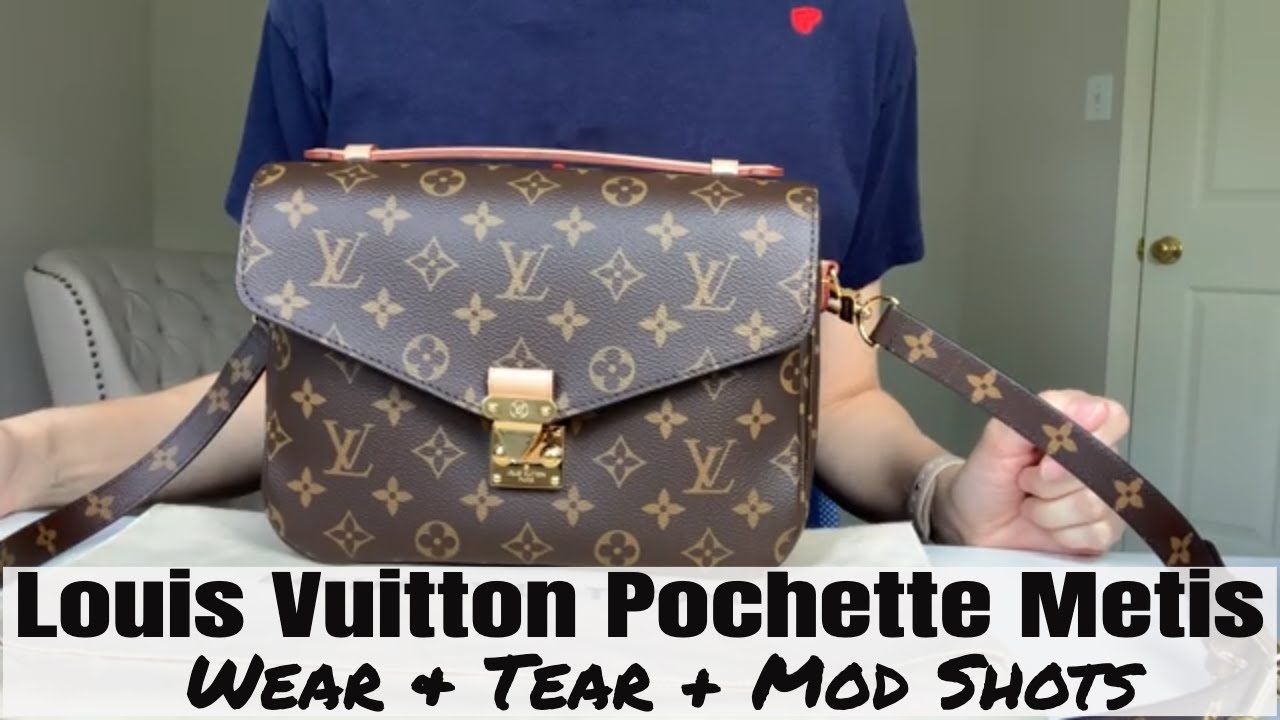 LOUIS VUITTON POCHETTE METIS 3 YR REVIEW including wear and tear