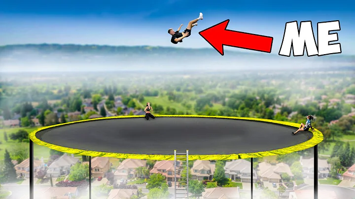 I Built The Worlds BIGGEST Trampoline in my Front ...