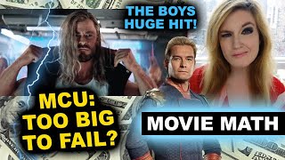 Thor Love & Thunder Opening Weekend Box Office, MCU Phase 4 Problems, The Boys Season 3 Viewership