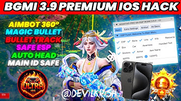 bgmi ios hack 3.9 free |how to hack bgmi ios 3.9 |skin hack bgmi ios | iPad And IPhone ios hack free